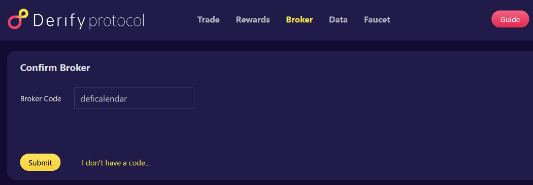 Airdrop Guide — Derify Protocol - DefiCalendar Newsletter