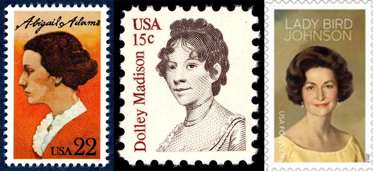 Here s all the first ladies who got their own U.S. postage stamp