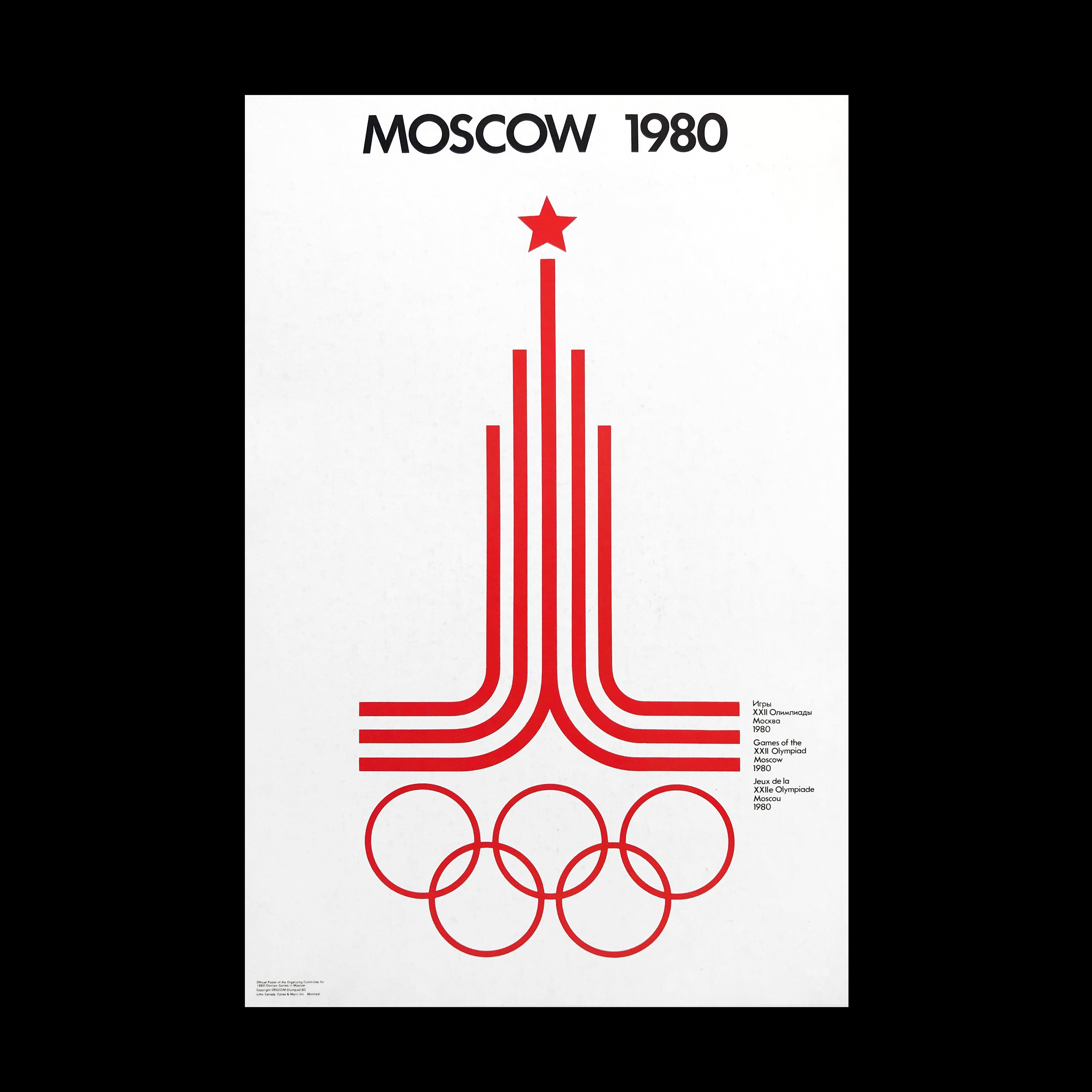 Discover the story of the Moscow 1980 logo – Logo Histories