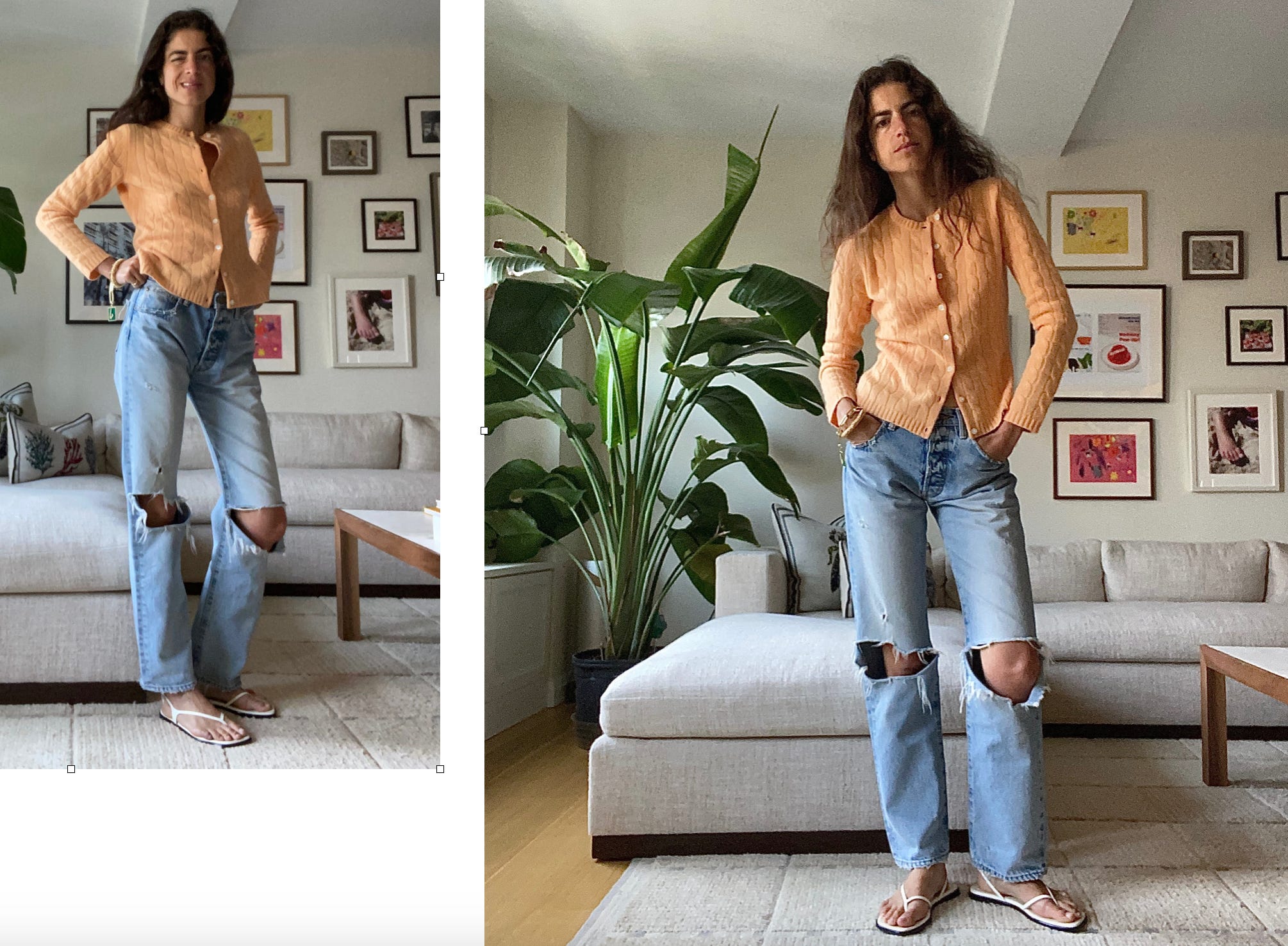 Jeans ripped all the way down the leg clearance