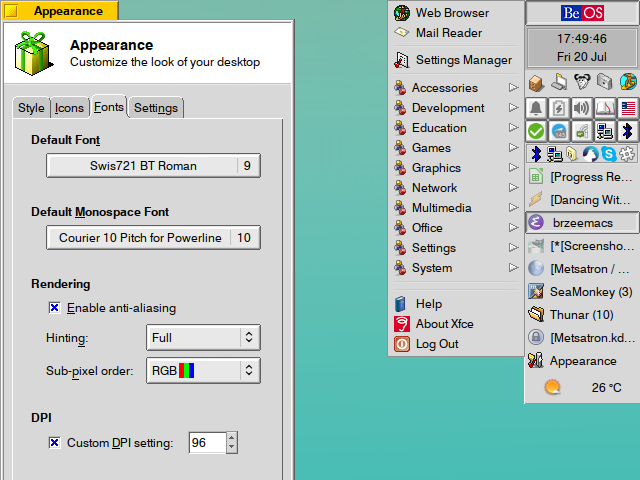 Make Linux look like BeOS - by Bryan Lunduke