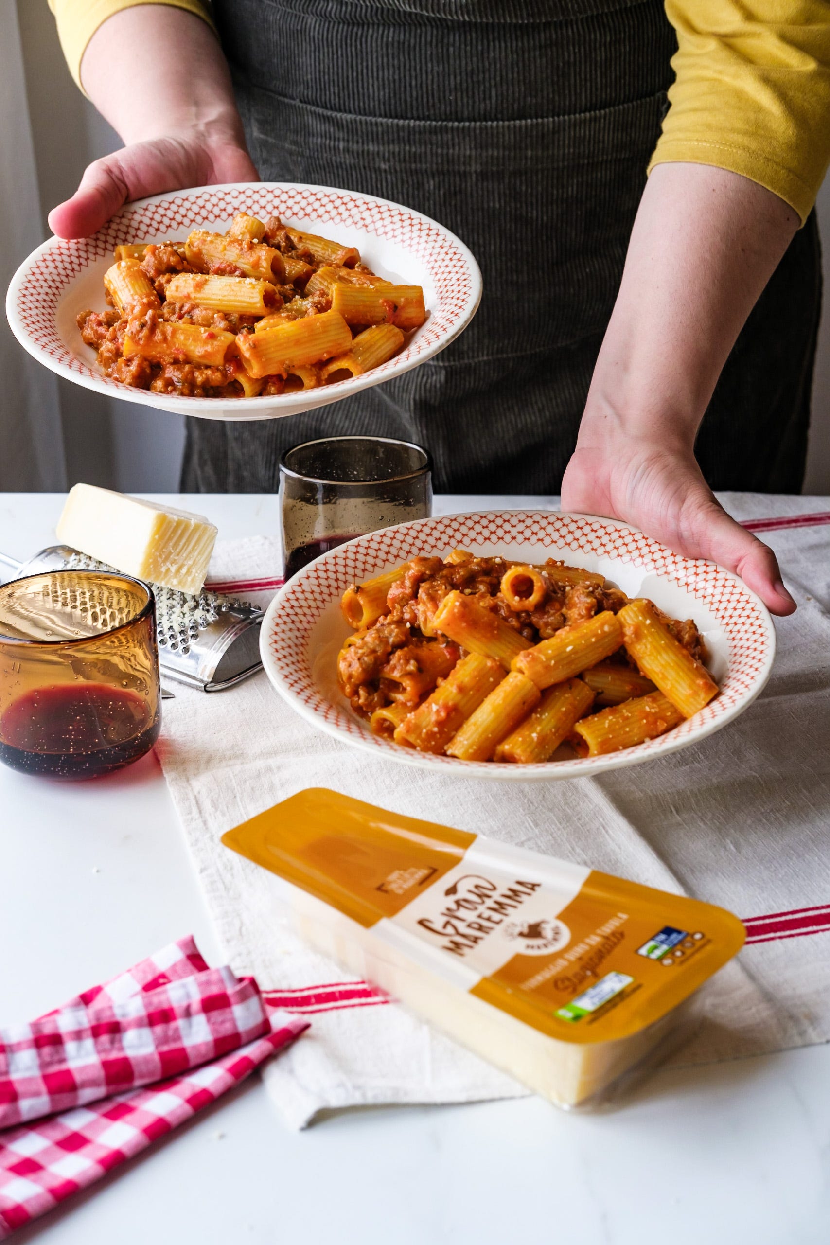Rigatoni alla buttera by Giulia Scarpaleggia