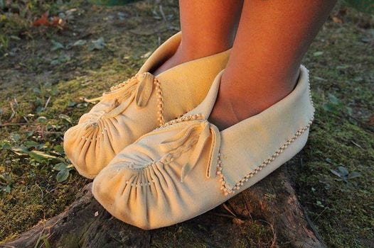 A Brief History of Moccasins LAND OBJECT