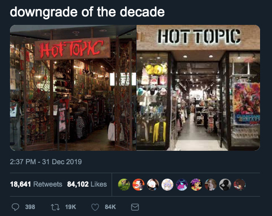 american dream mall hot topic