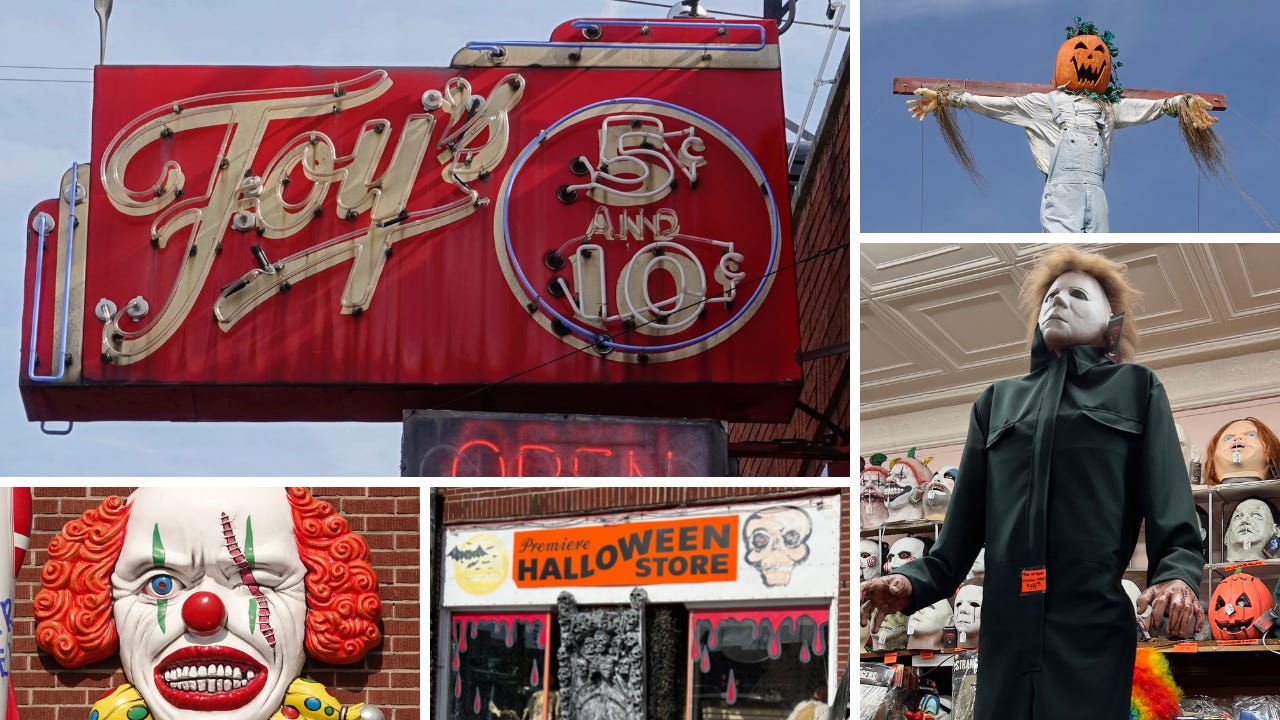 Foy's Halloween Store in the sensationally spooky vintage experience