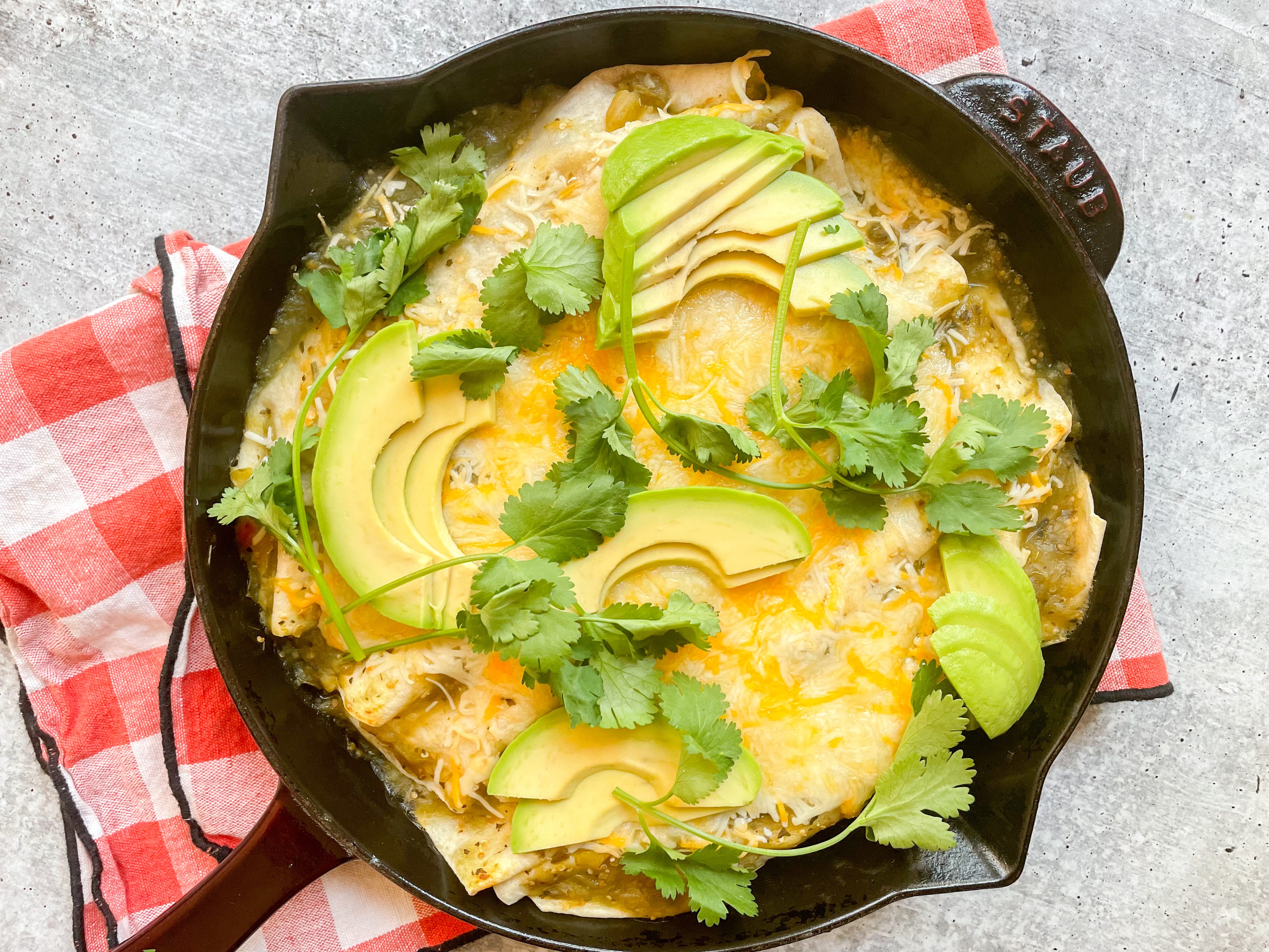 30minute al pastor enchiladas by Caroline Chambers