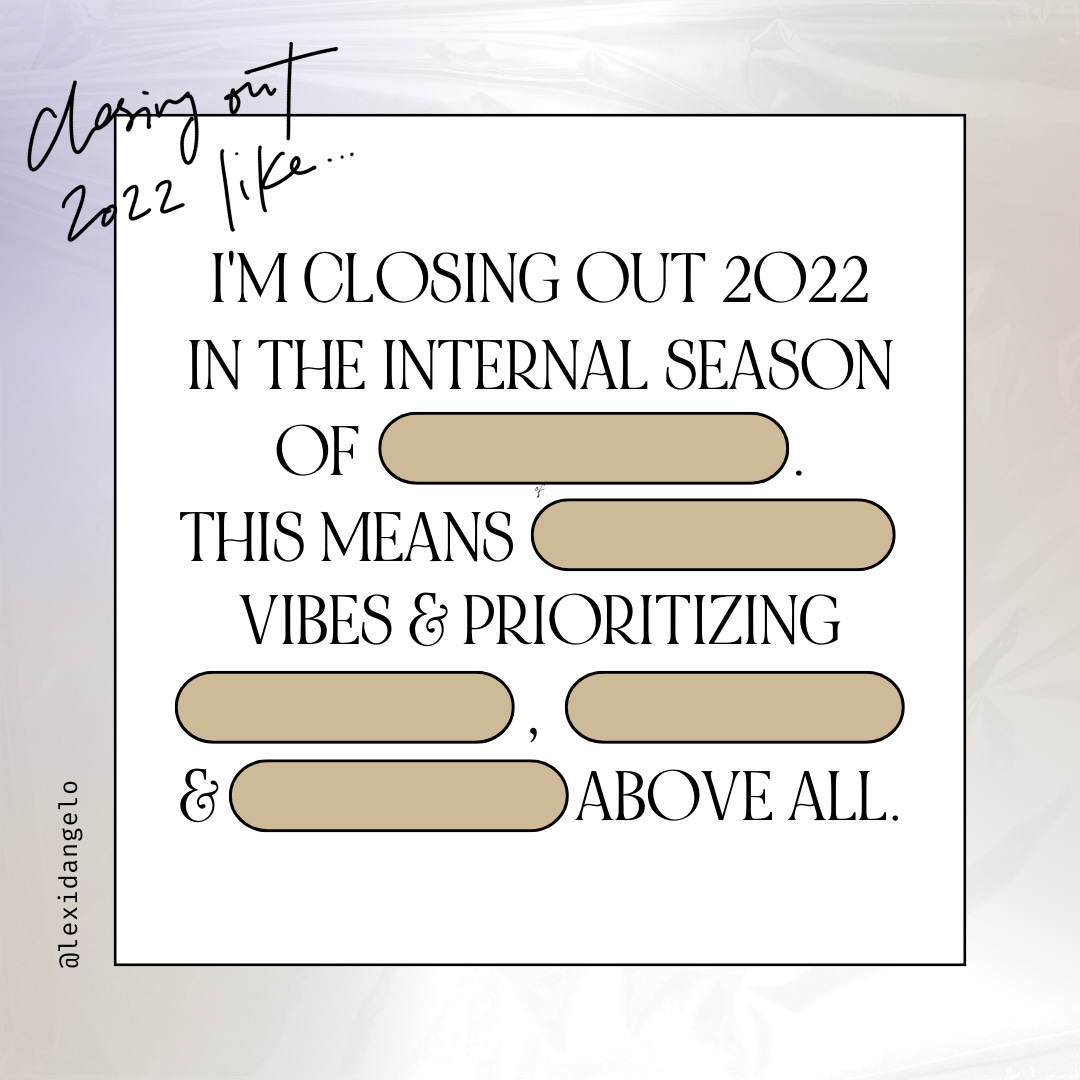 004 - How To Close Out 2022 - by Lex D’Angelo - Xx Lex