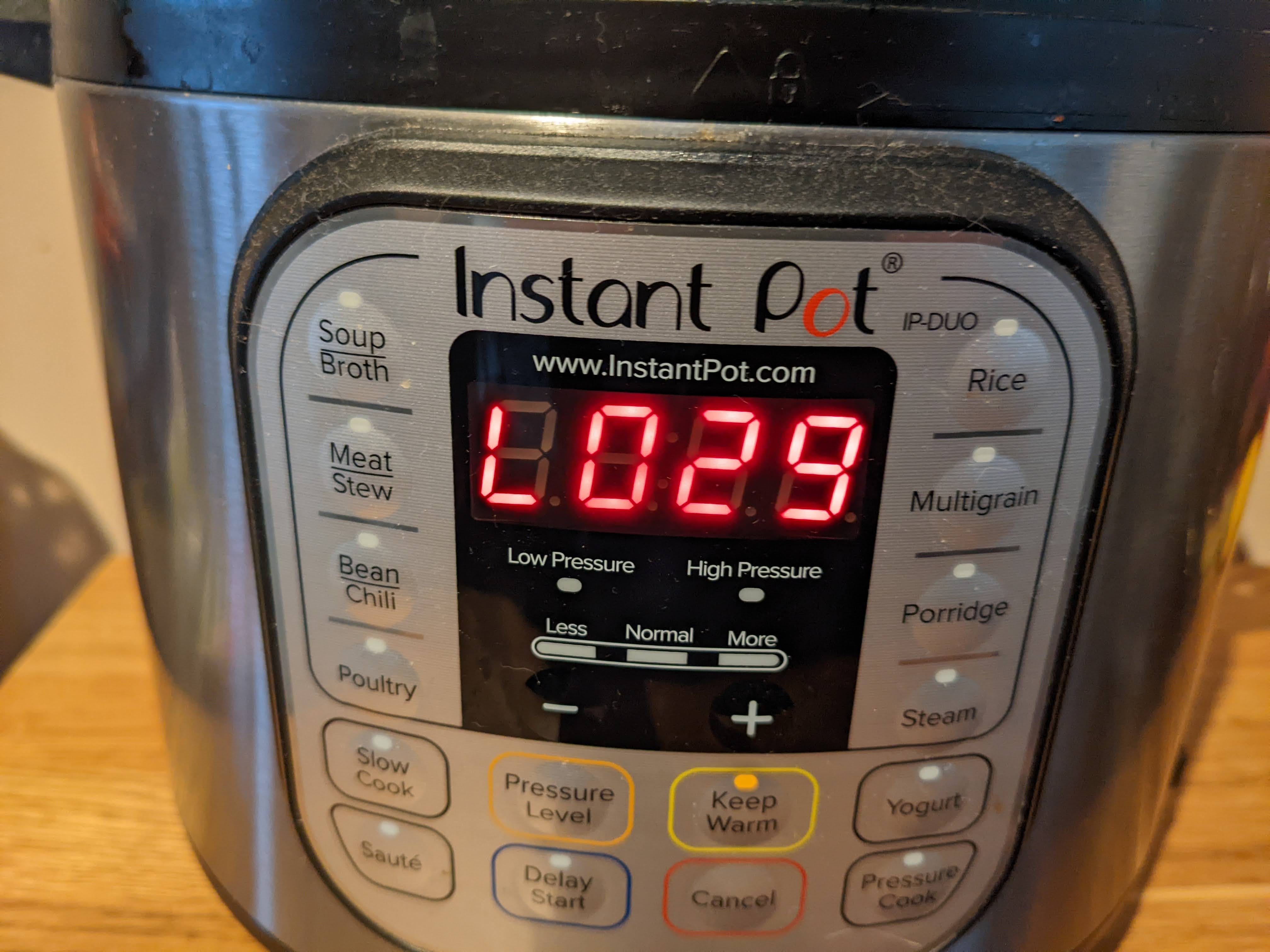 I cooked an egg in my Instant Pot for 3 hours