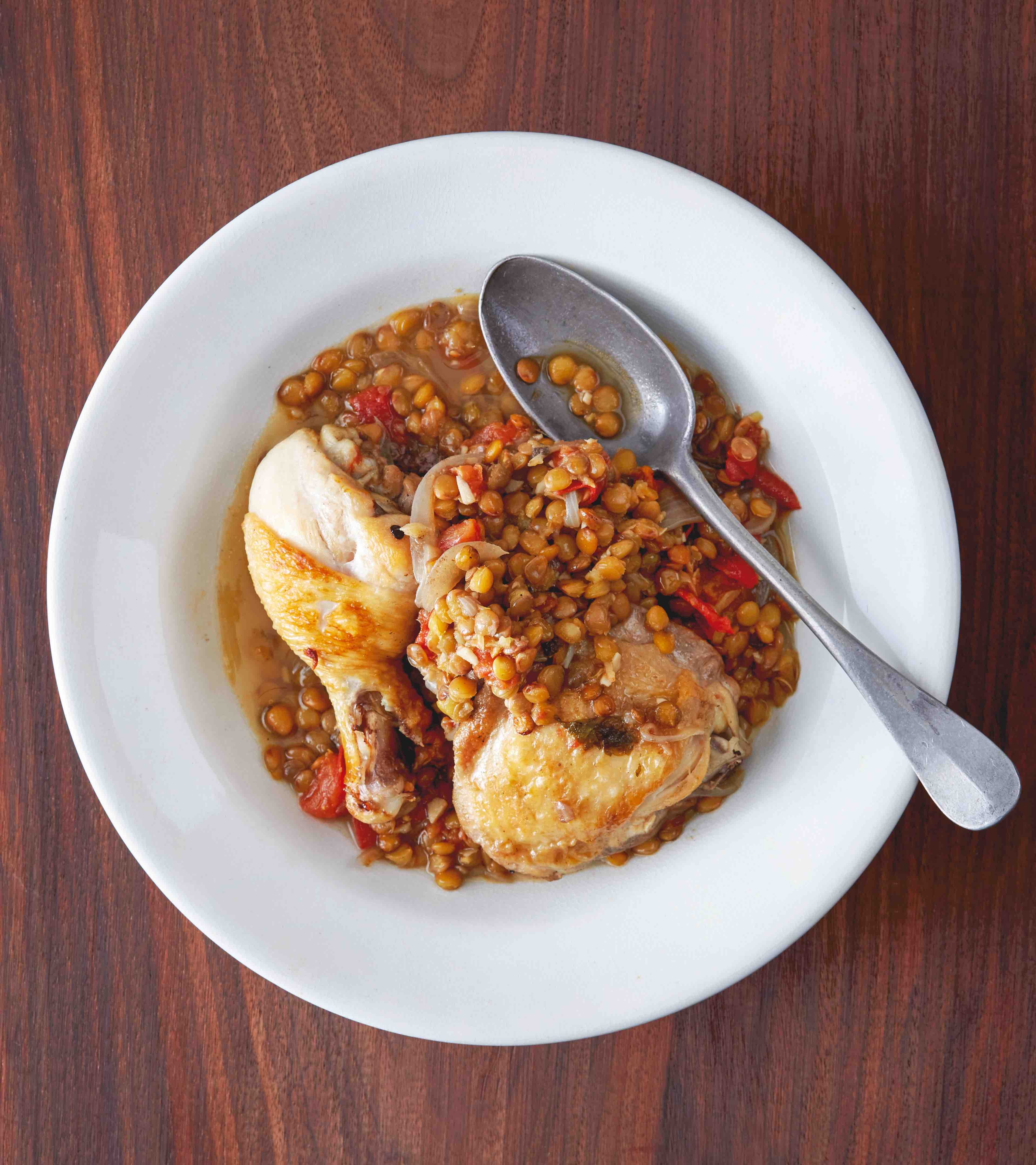 Chicken and Lentils - by Mark Bittman - The Bittman Project