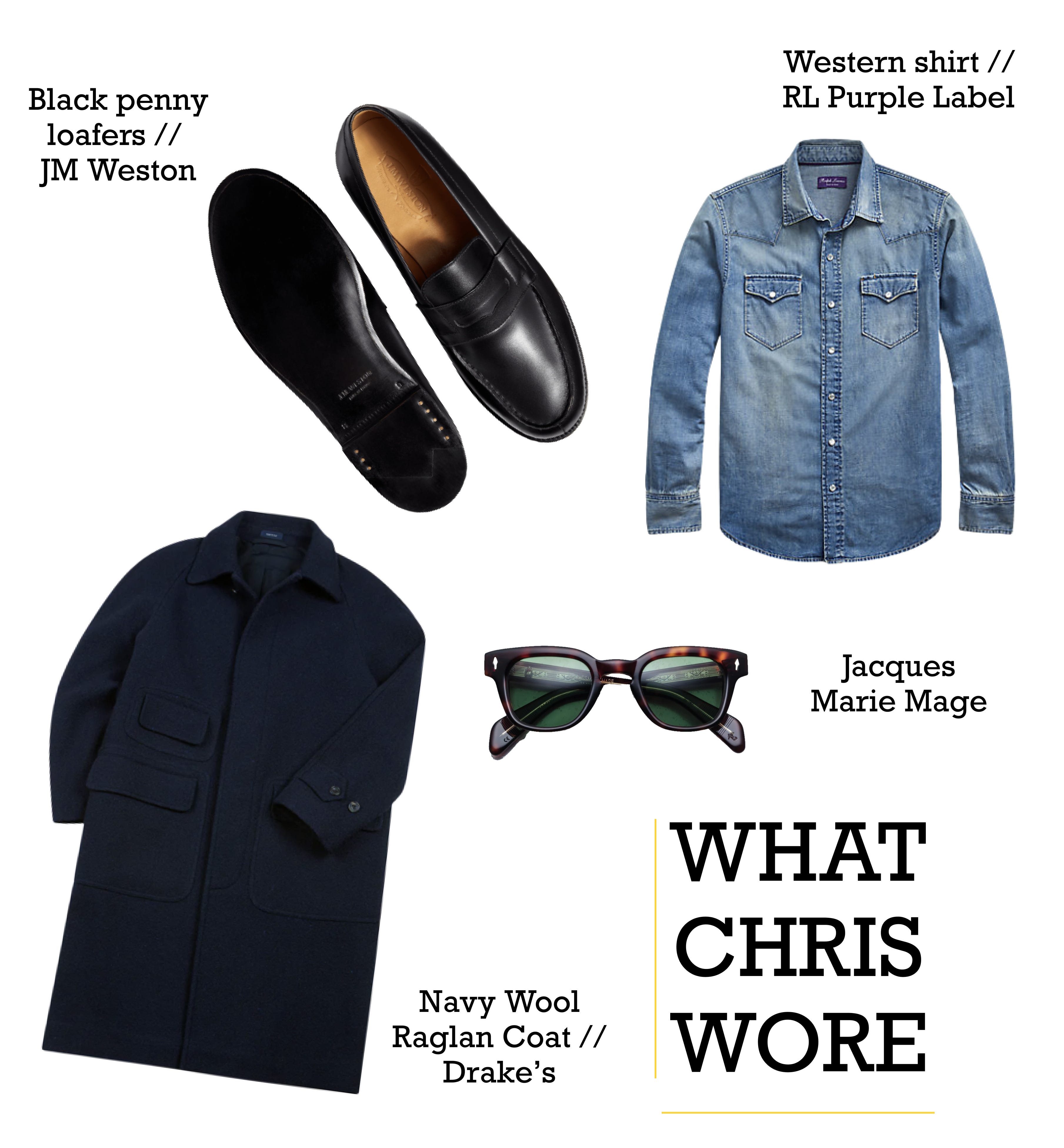 Chris cheap black loafers
