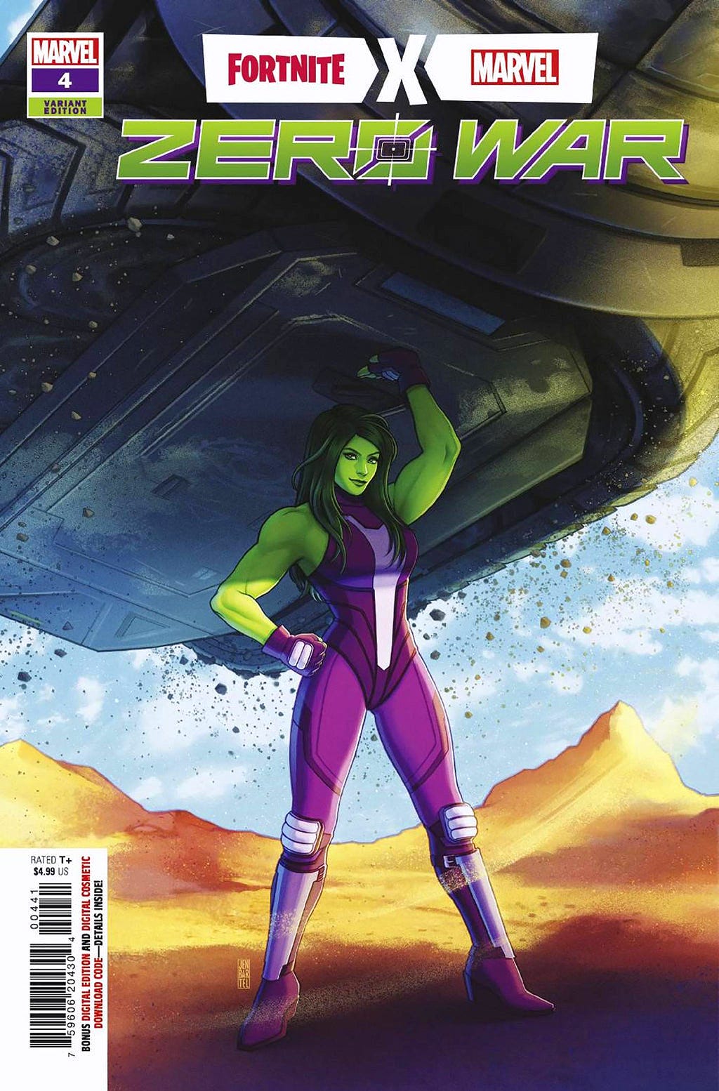 Fornite SheHulk Variant Cover by Jen Bartel