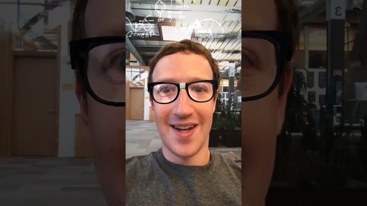 Smart glasses facebook top