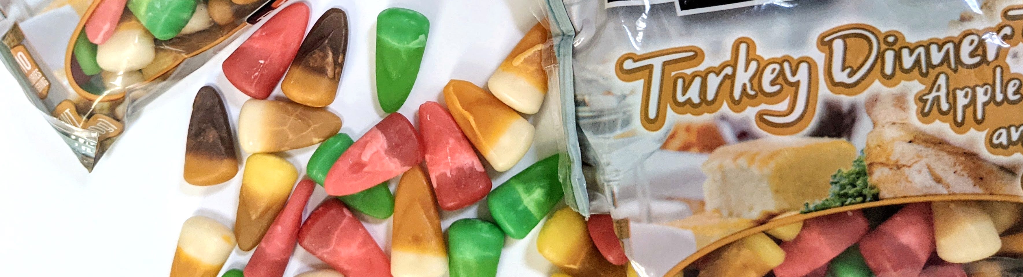 Turkey dinner candy shop corn