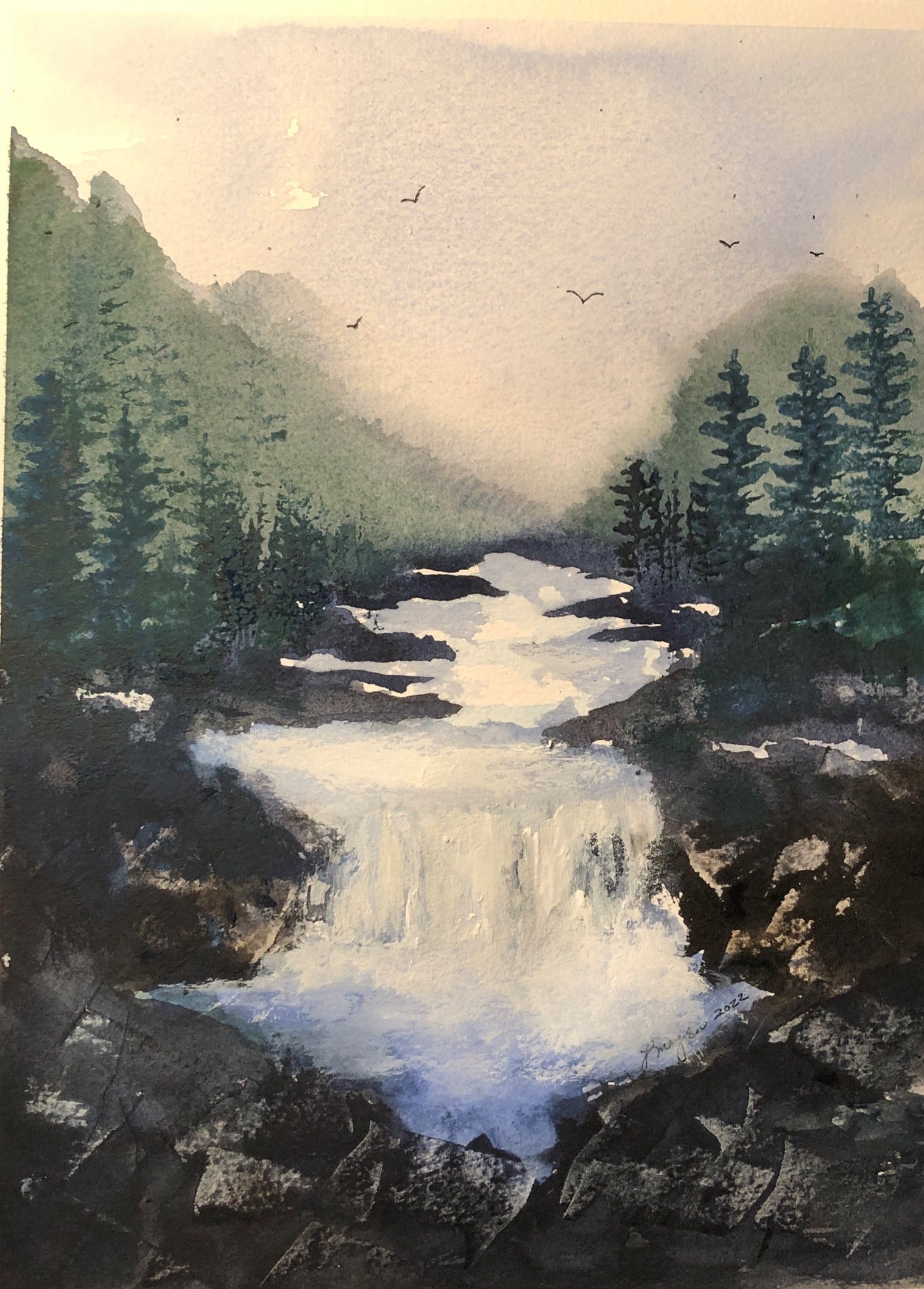 Watercolor Paintings, Harder Than Oil? by Jeff Antaya