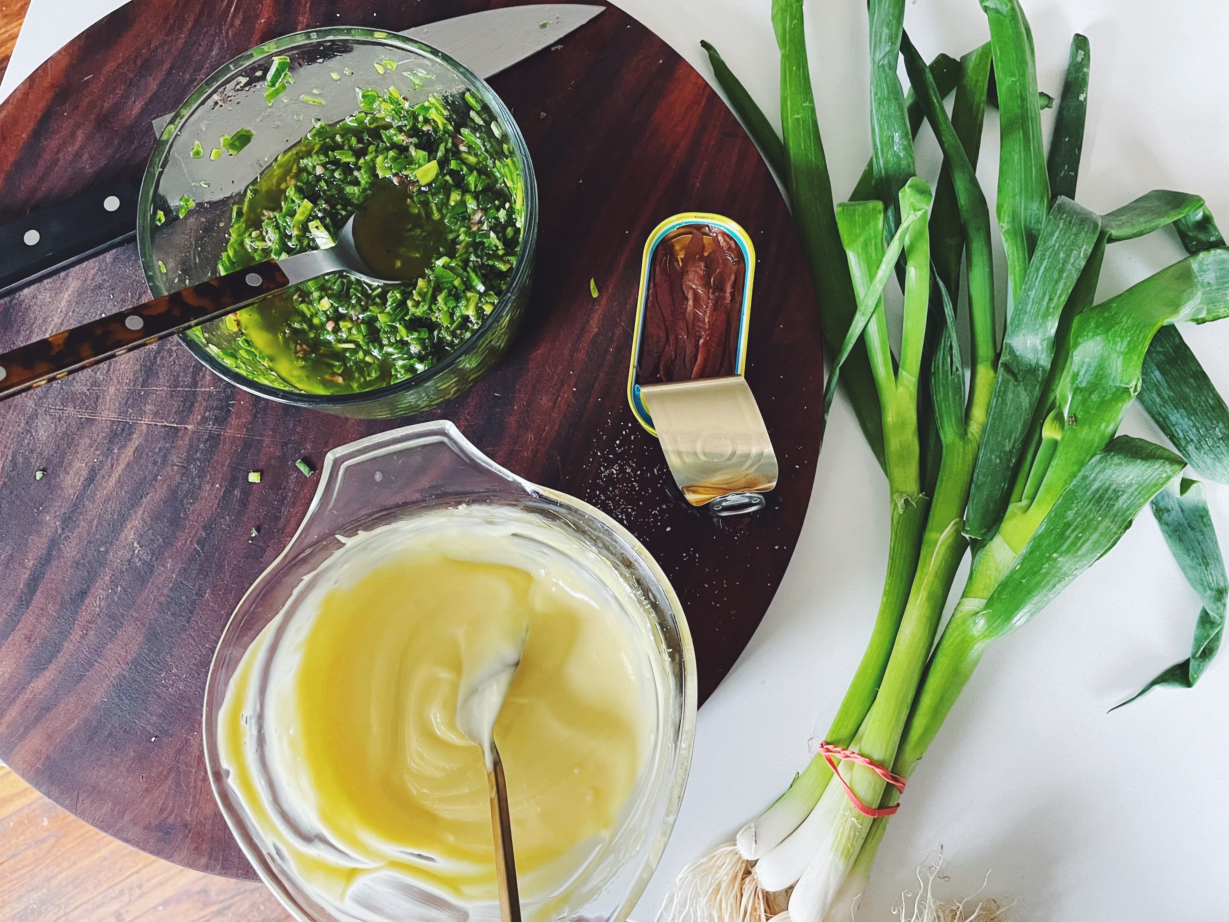 spring chicken with crispy leeks by Alison Roman