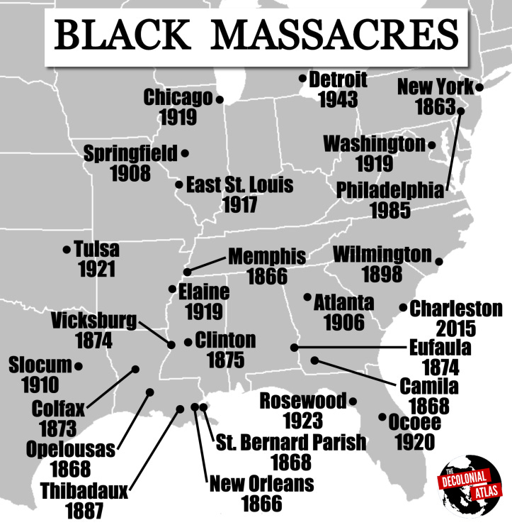 Adding Insult to Misery A Timeline of Black Massacres and the