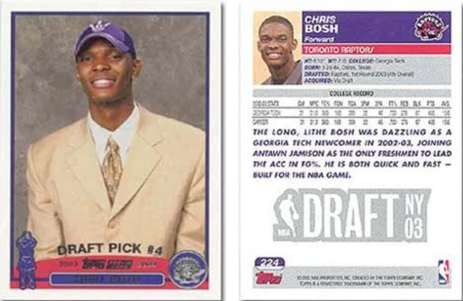 Chris bosh draft clearance class