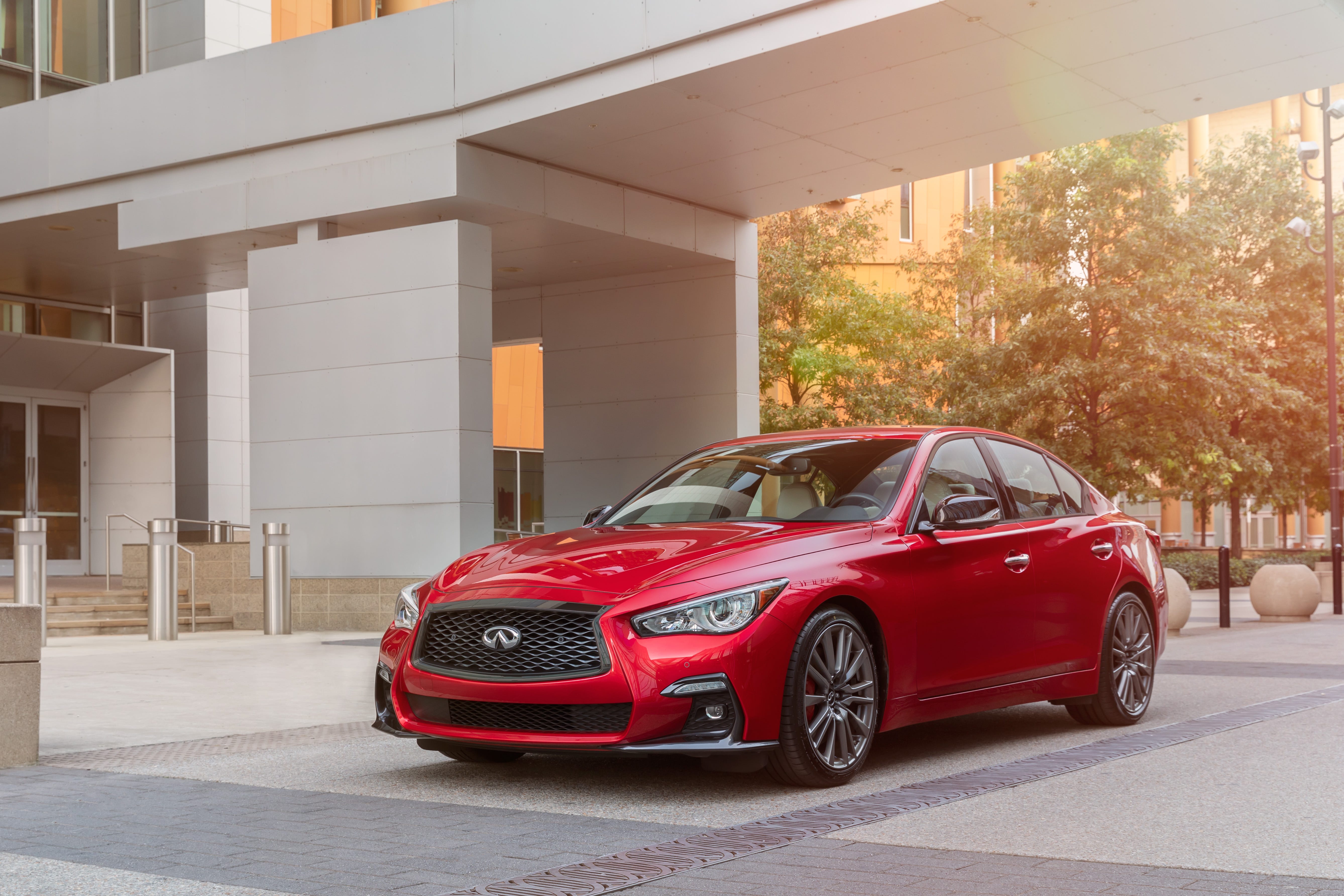2021 Infiniti Q50 Red Sport Review PRNDL by Jordan Golson