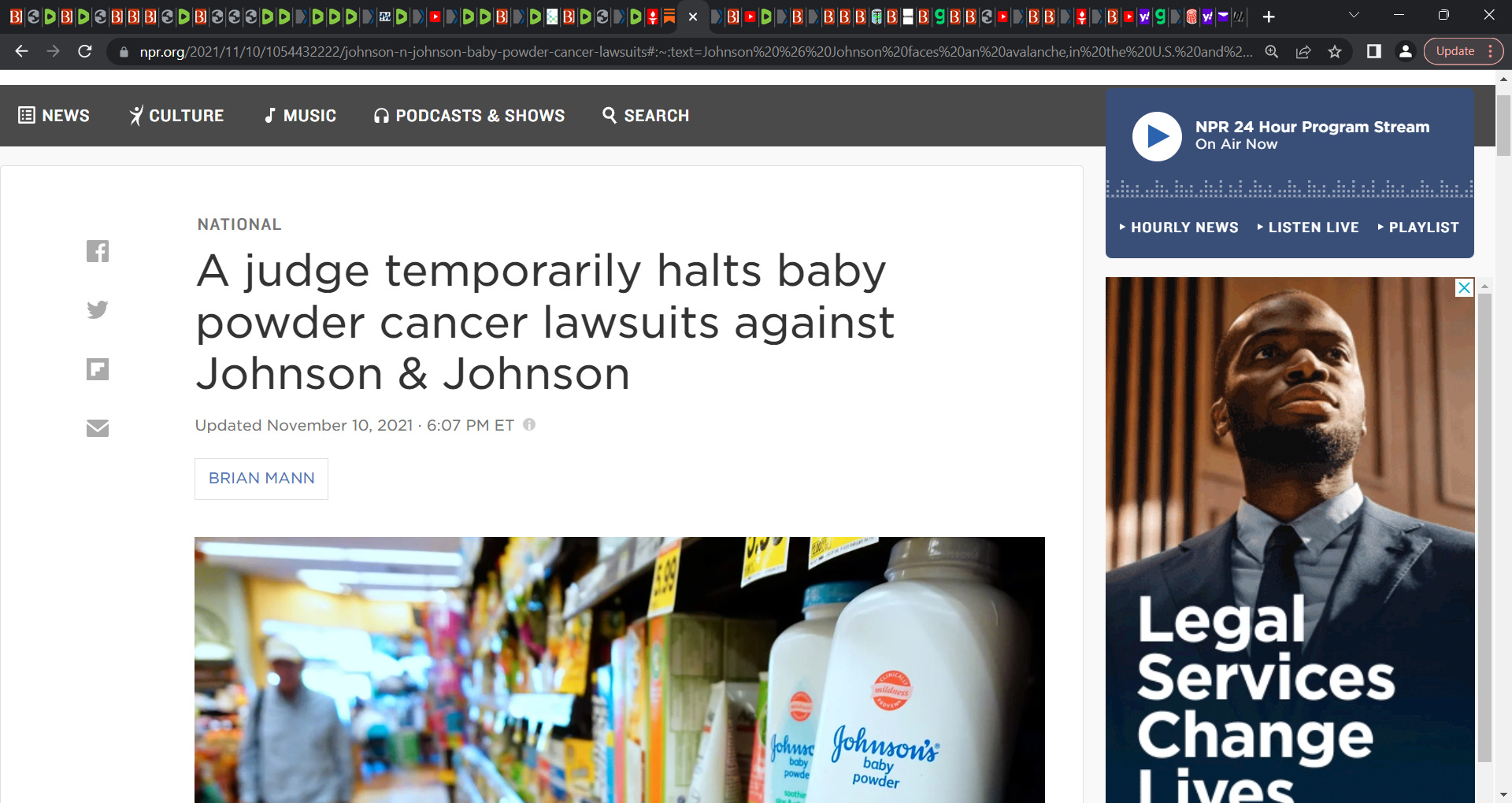 'J & J' PHARMA shut down repeatedly; company behind J & J's production