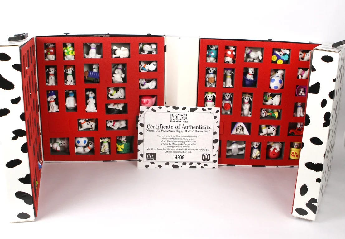 101 dalmatians mcdonalds complete set online