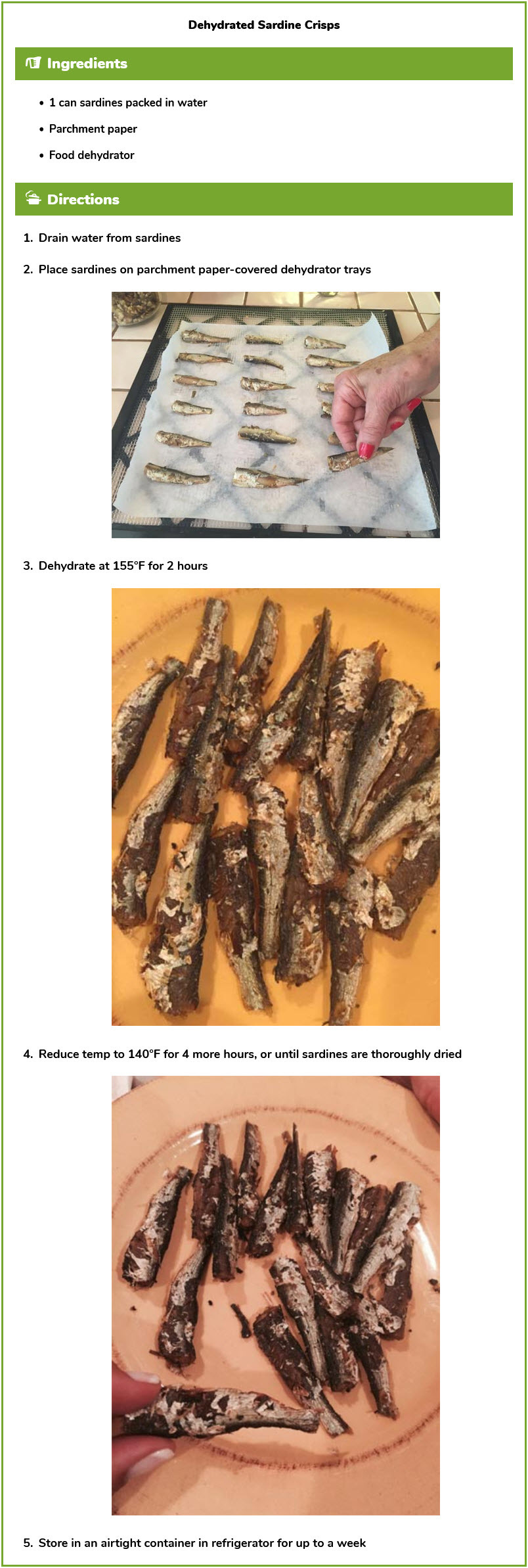 Sardine Treats for Pets by Dr. Karen Shaw Becker