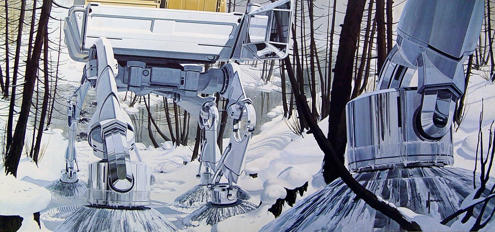 Book notes: Syd Mead's 'Sentinel II' - by Adam Rowe