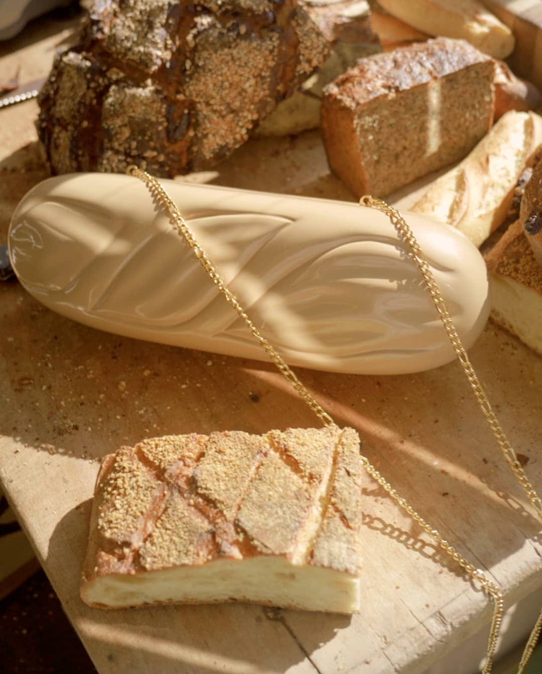 Baguette shaped sales bag