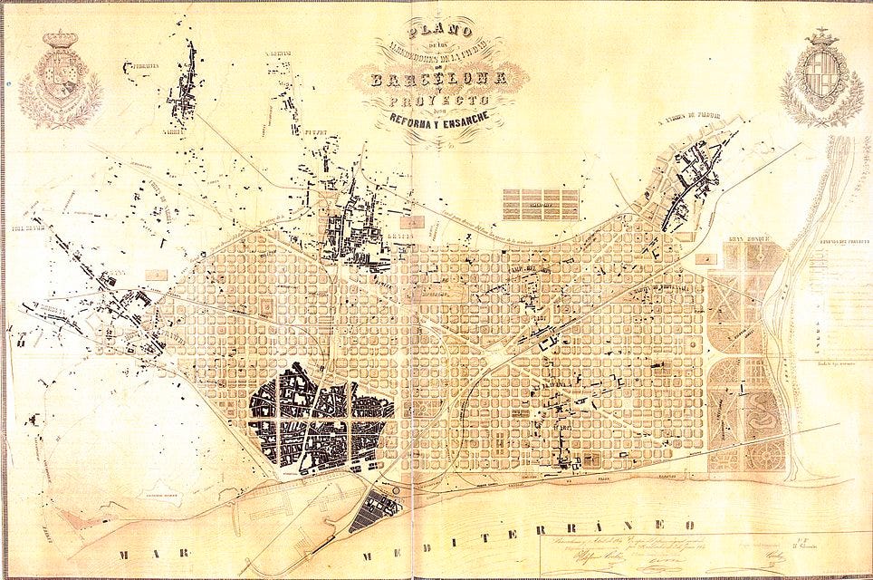 Why (nearly) All Blocks in Barcelona Look the Same