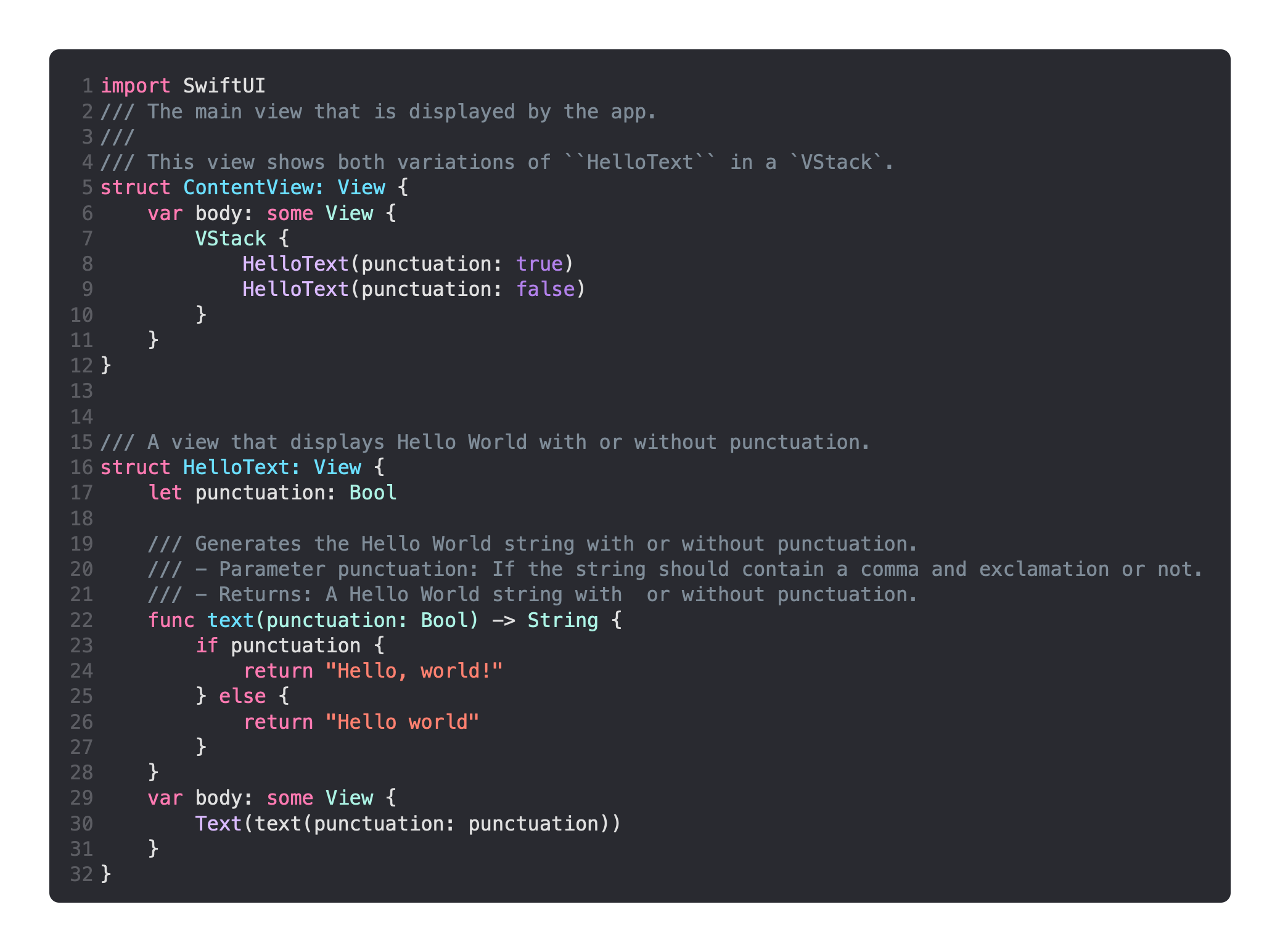Compile a Documentation Catalog To Use In Your App