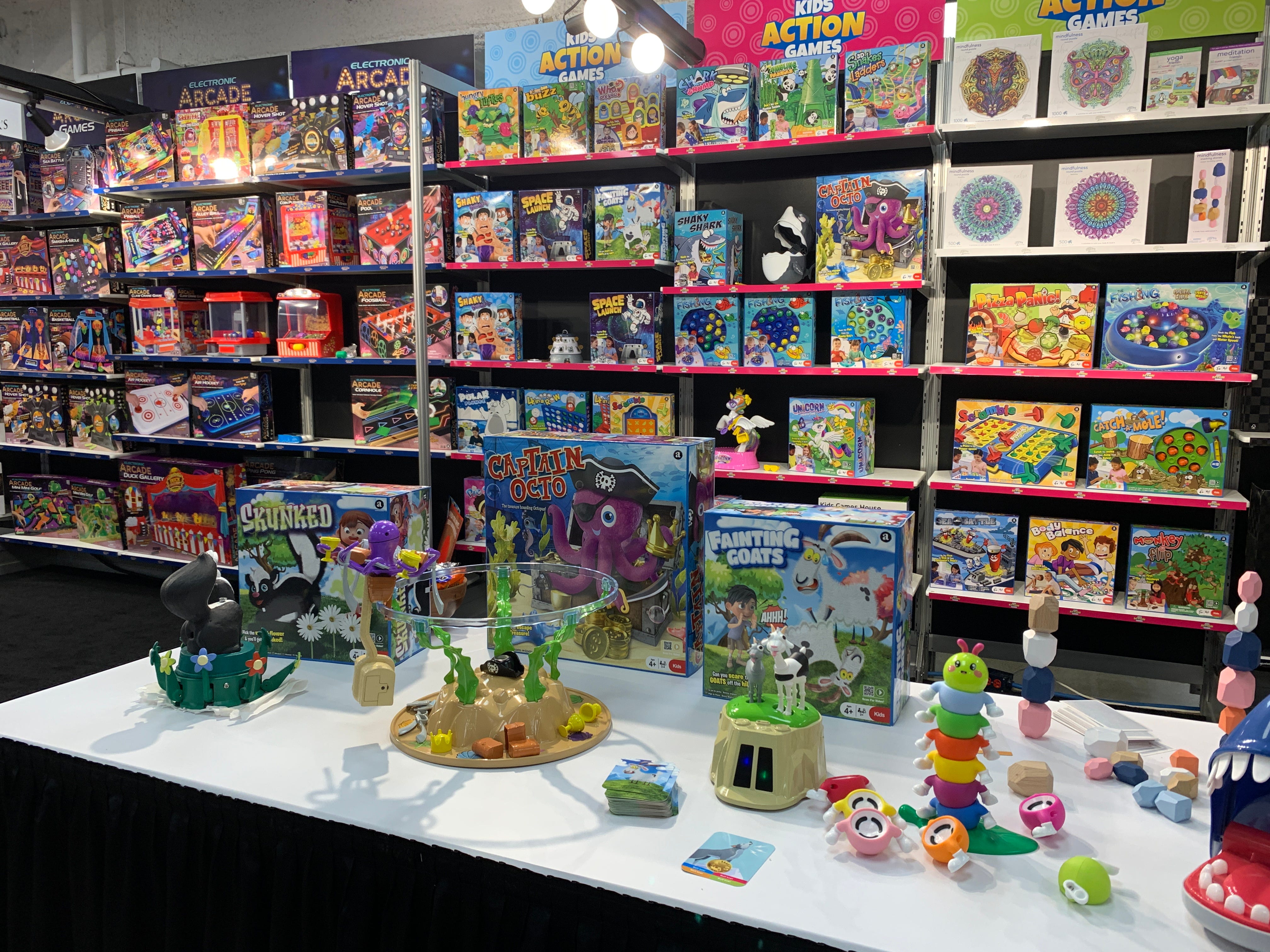New toys on sale in market