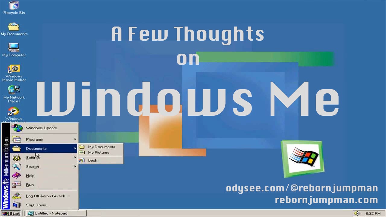 A Few Thoughts on Windows Me: The Worst Version of Windows EVER?!