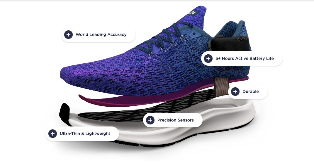 Shoes 2025 with sensors