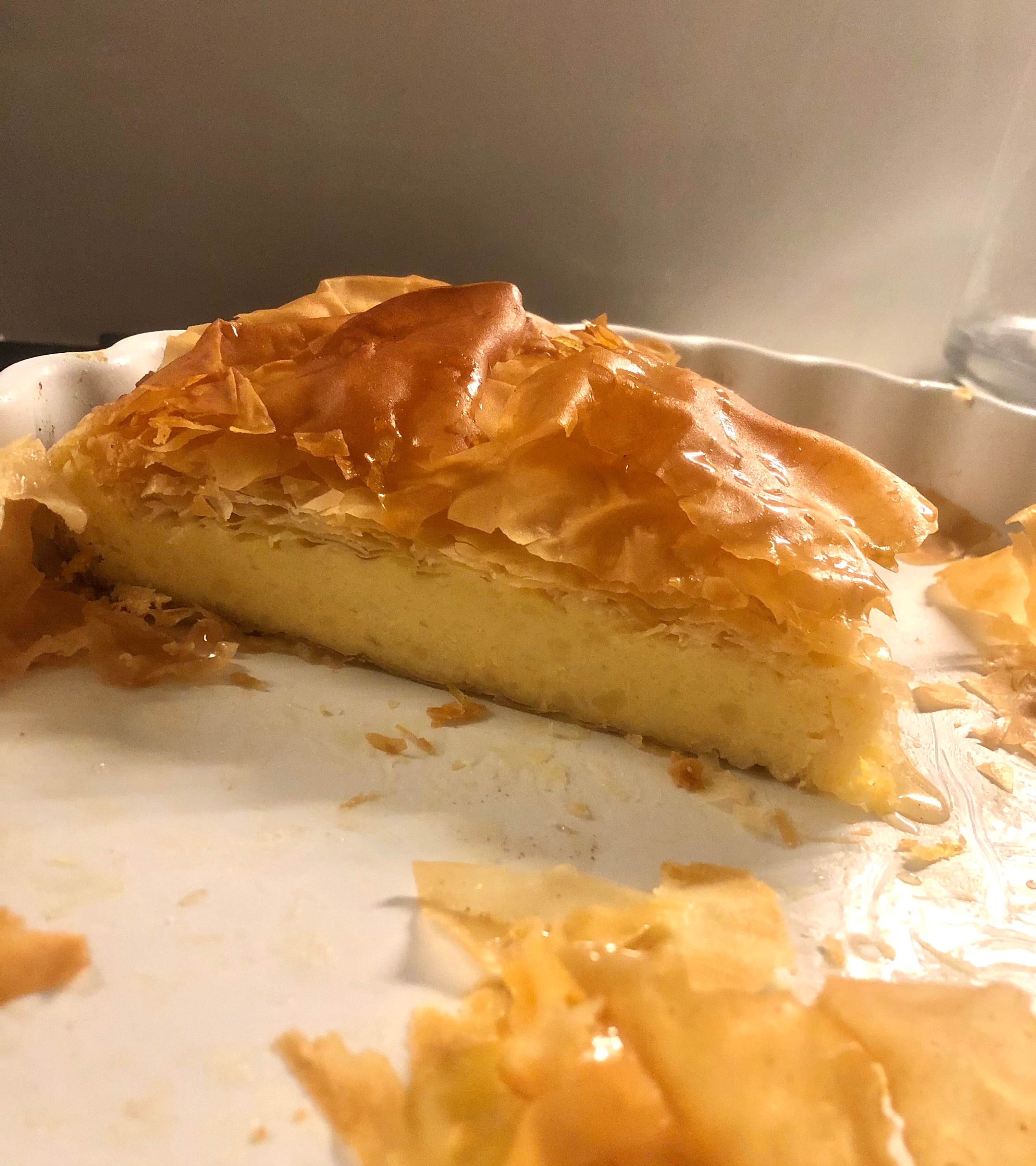 Galaktoboureko (Greek Custard Tart) by Sadie