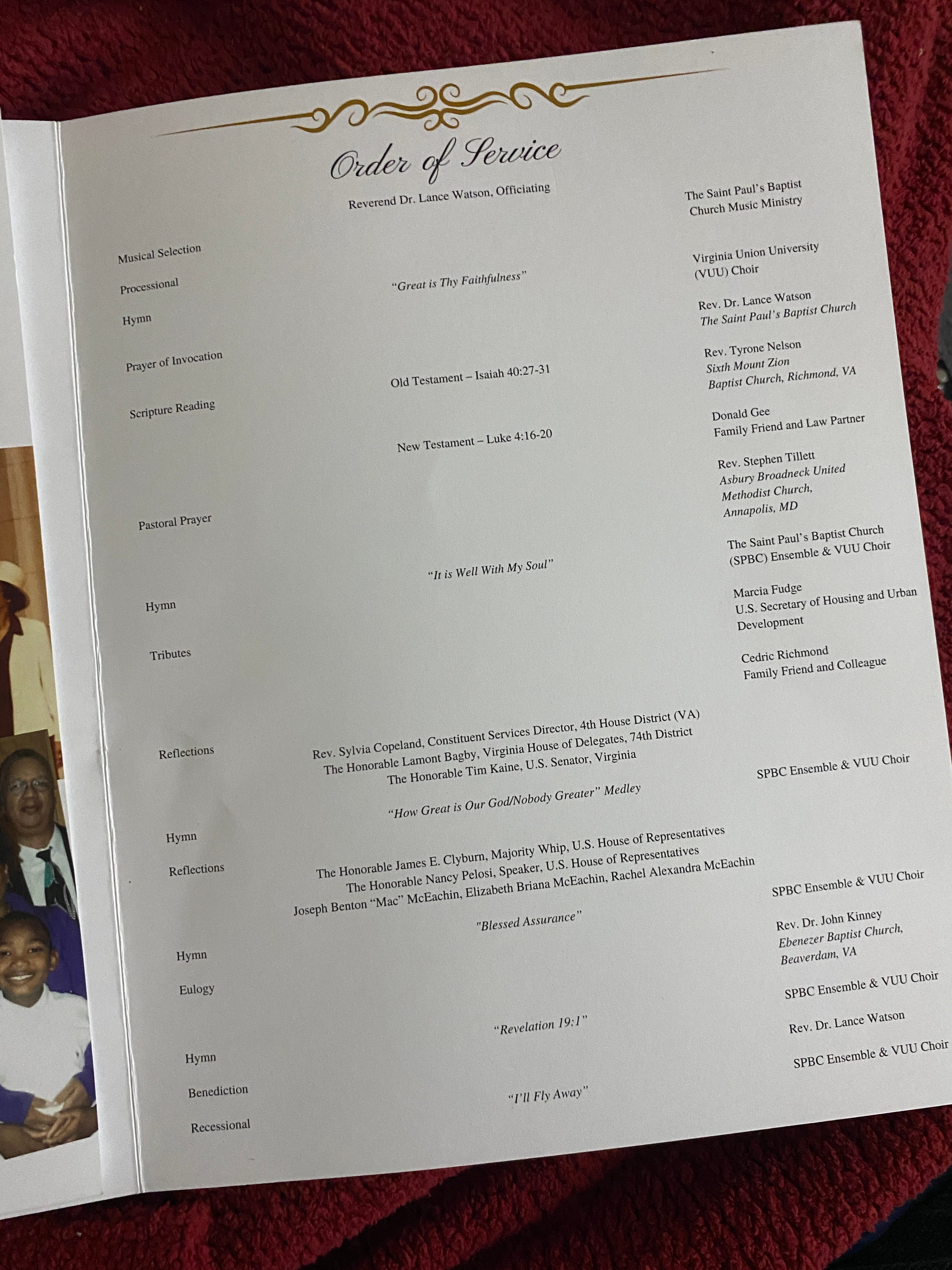 We Won't Tributes to A. Donald McEachin