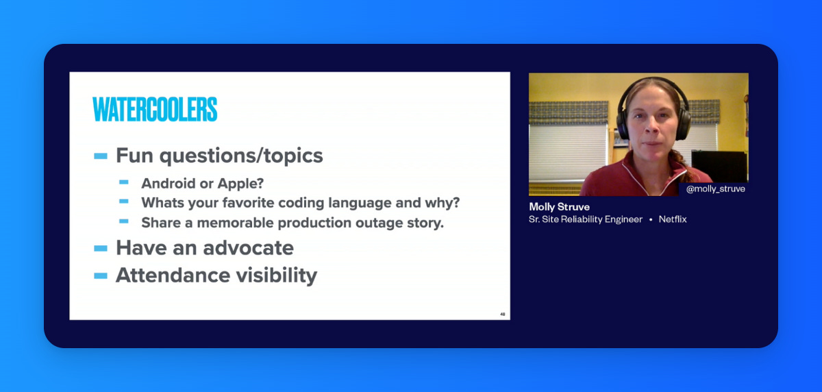 Monday 321 watercooler meetings, sizing work, future 💡