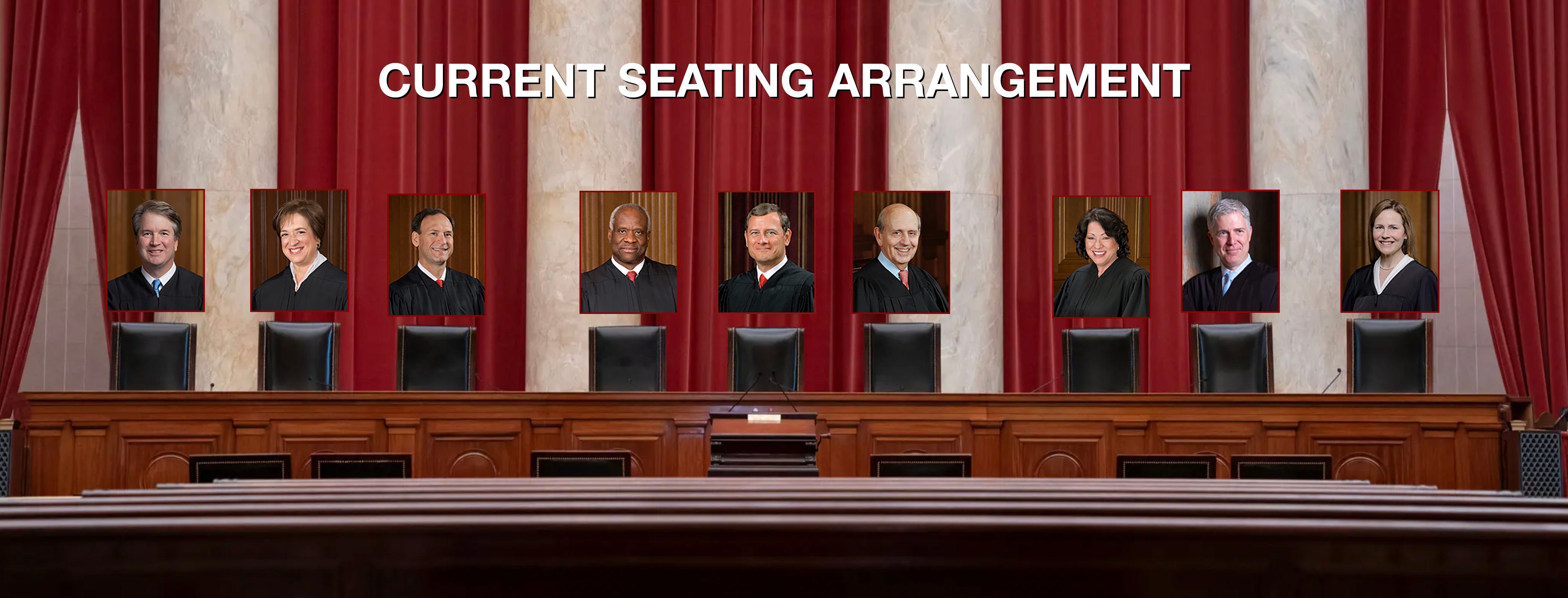 Musical Chairs: With a new Justice comes a new seating arrangement at