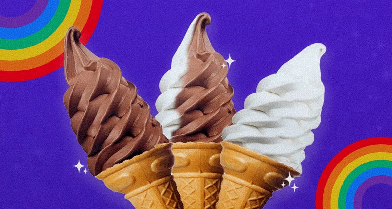 Make soft top serve ice cream