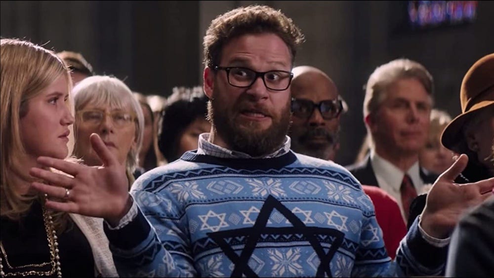 Seth rogen hanukkah top sweater