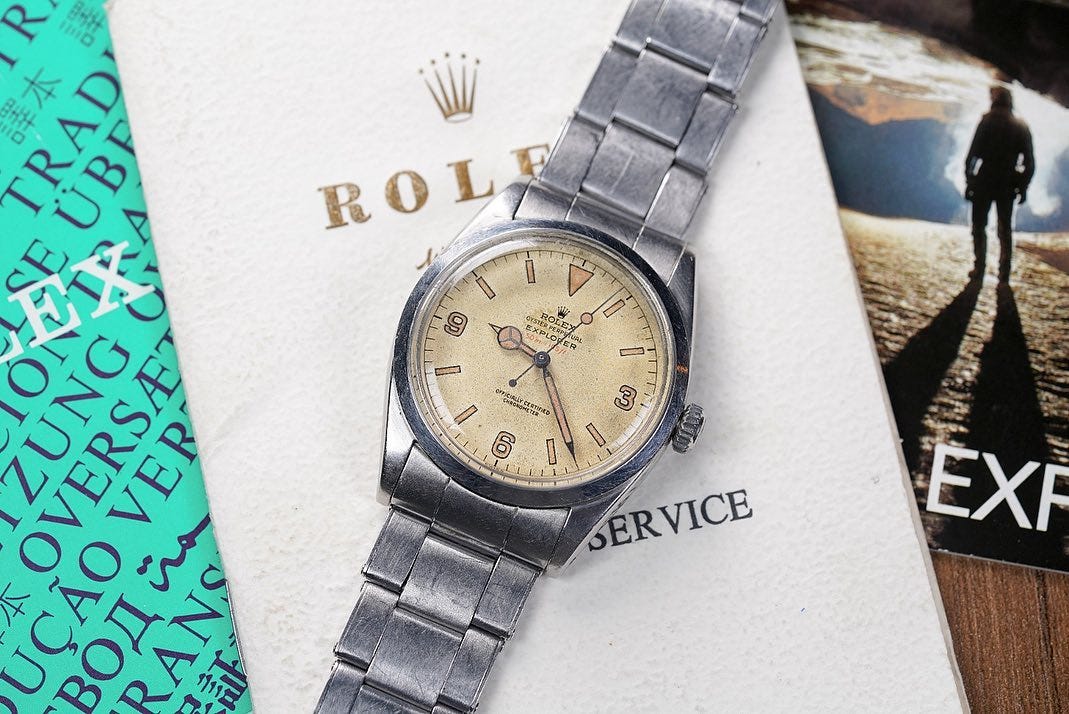 Rolex turnover on sale