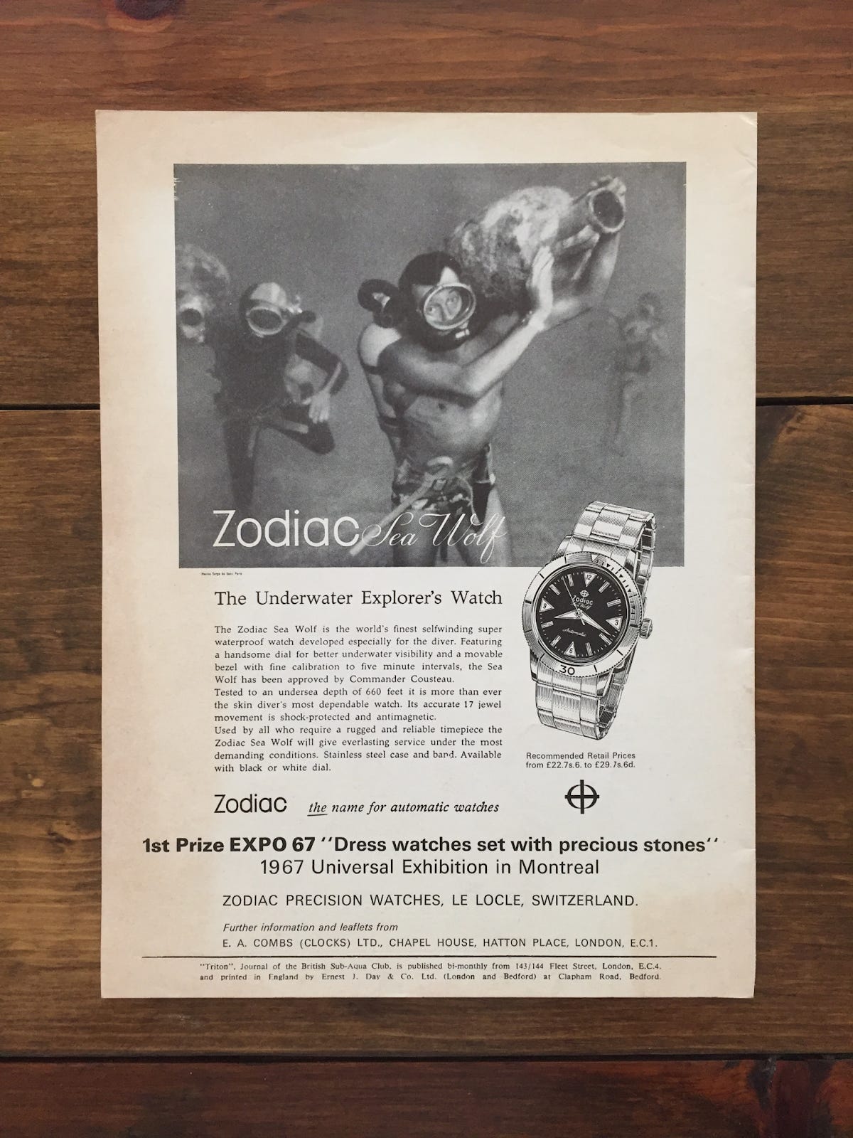 The forgotten dive watch Finding my grail Zodiac Sea Wolf