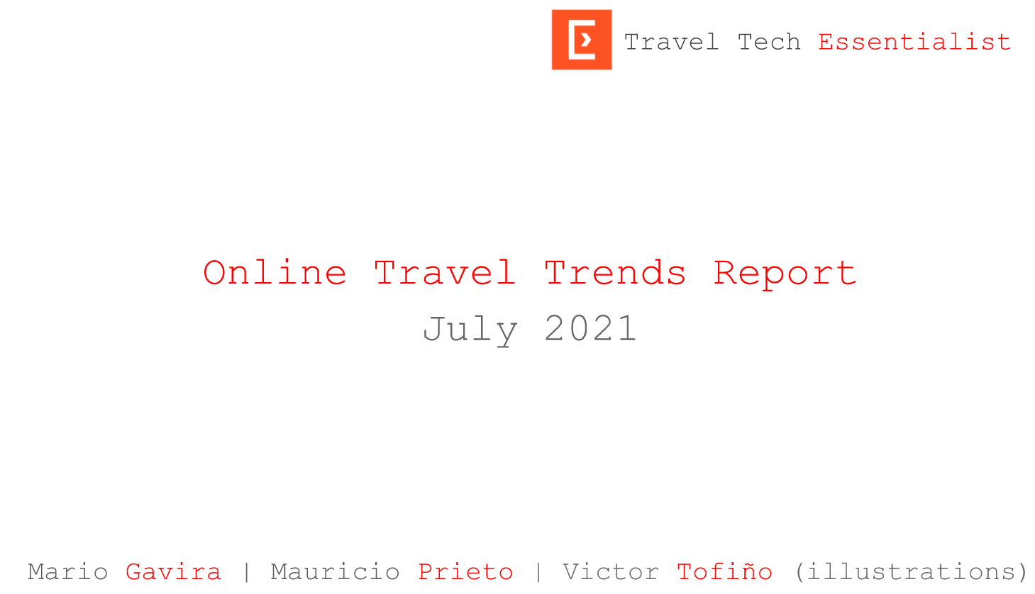 Online Travel Trends 2021 by Mauricio Prieto