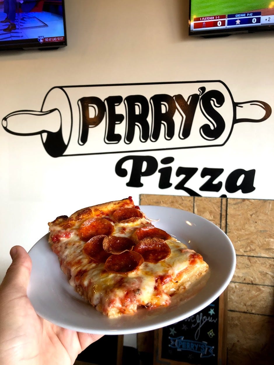 Perry's pizza hot sale