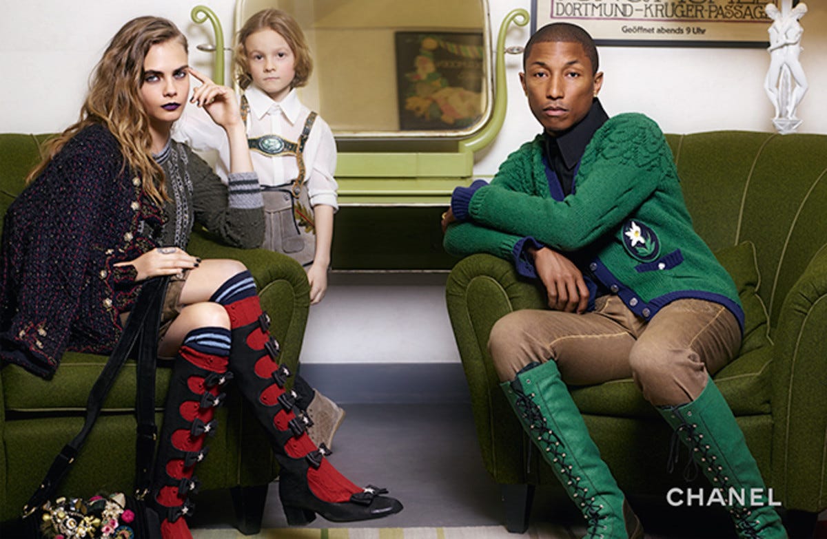 Pharrell and chanel store