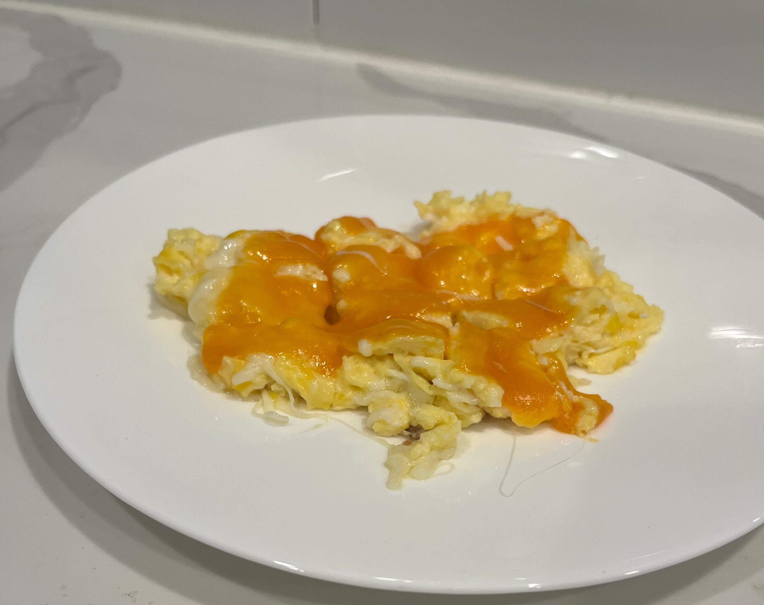 Cheesy Eggs by Being Dad