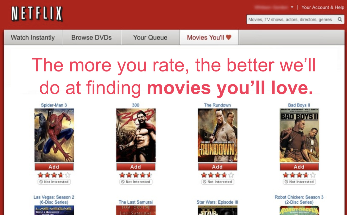 Netflix suggestions movies sale