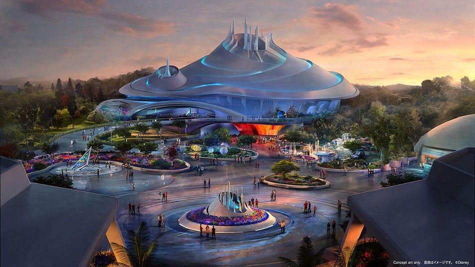 Space mountain discount paris