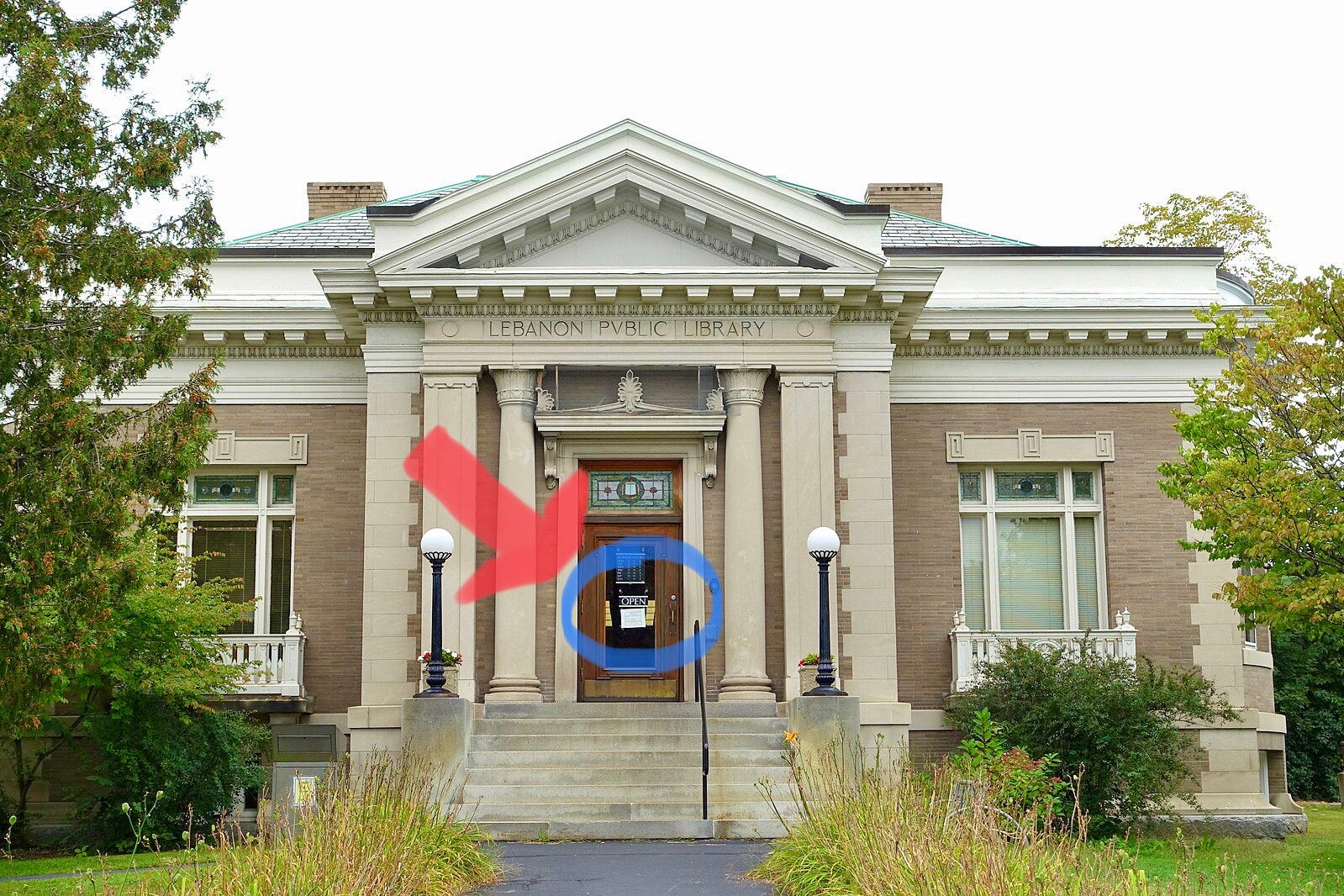 Lebanon Public Library Is Open by Susan B. Apel Artful