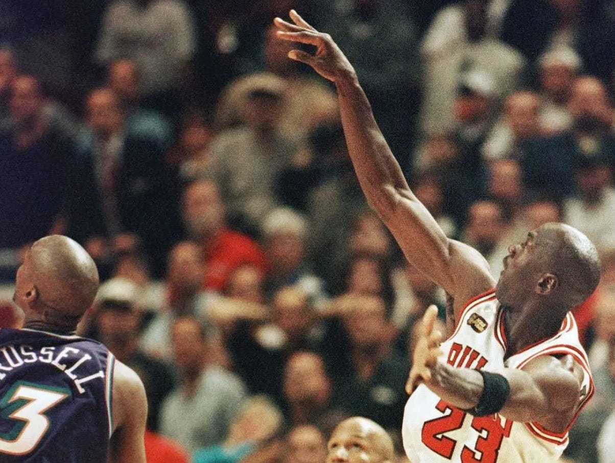 Michael jordan last discount game with bulls