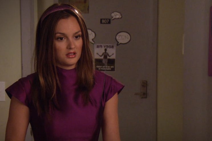 Blair waldorf purple dress clearance