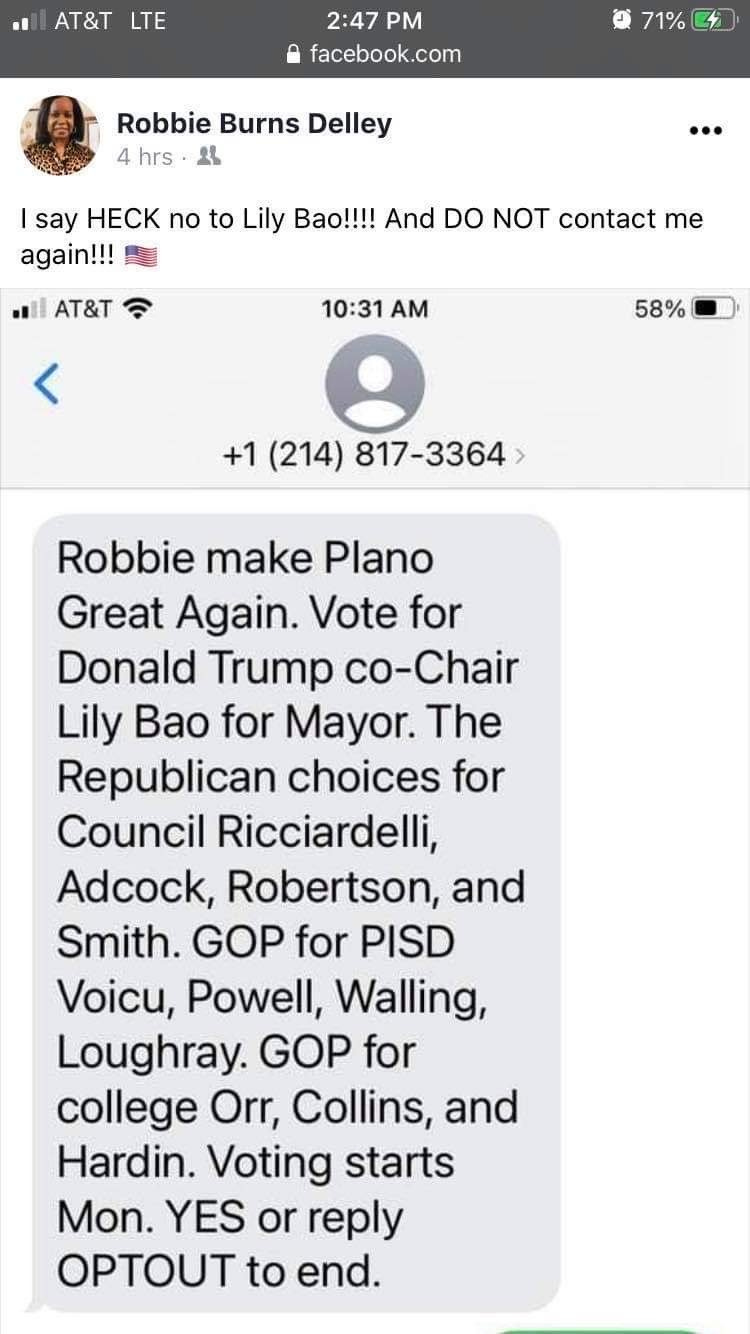 WARRANT ISSUED FOR COLLIN COUNTY DEMOCRAT FUNDRAISING CHAIR